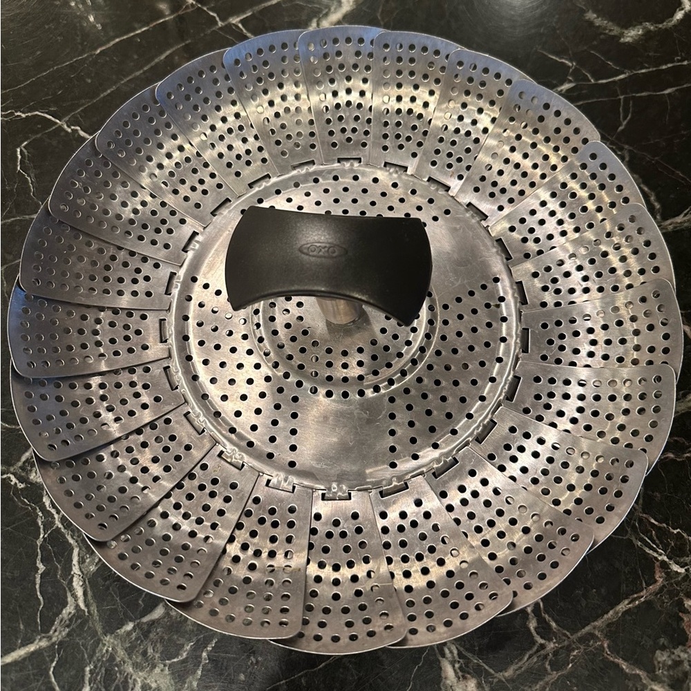 OXO Stainless Steel Steamer with Black Handle